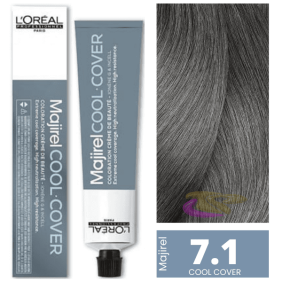 L`Oréal - Tinte MAJIREL COOL COVER 7.1 Rubio Ceniza 50 ml