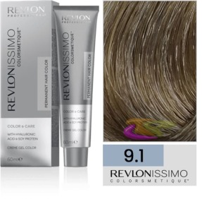 Revlon - Tinte REVLONISSIMO COLORSMETIQUE 9.1 Rubio Muy Claro Ceniza 60 ml