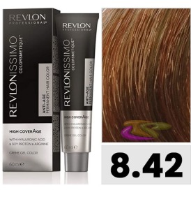 Revlon - Tinte REVLONISSIMO HIGH COVERAGE 8.42 Rubio Claro Miel 60 ml