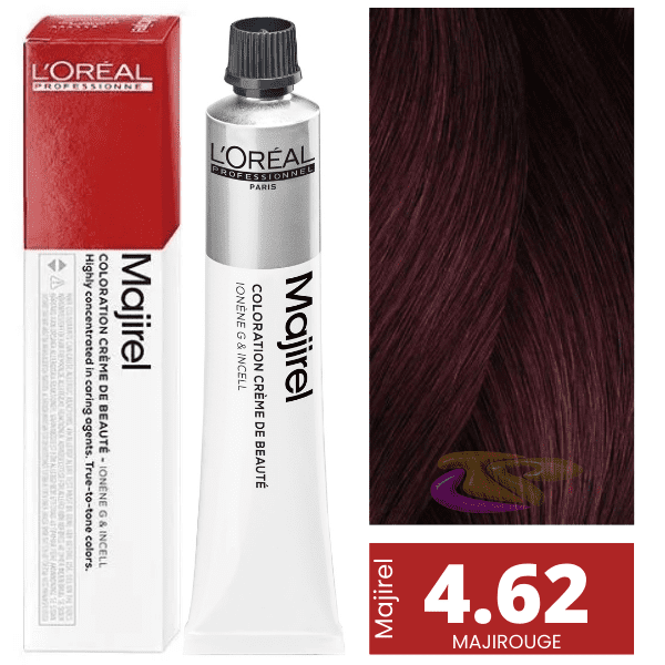 L`Oréal - Tinte MAJIROUGE 4.62 Castaño Rojo Irisado 50 ml