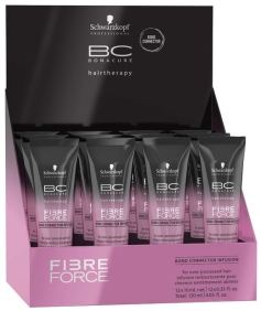 Schwarzkopf Bonacure - Infusión FIBRE FORCE reparador cabello extremadamente dañado 12x10 ml