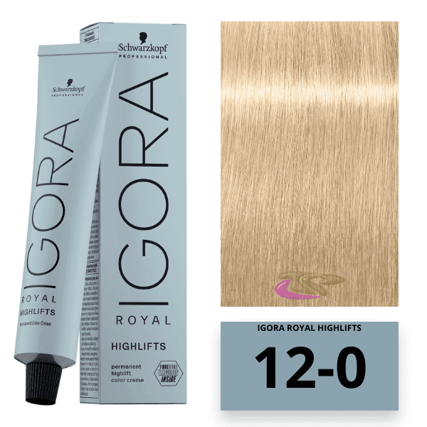 Schwarzkopf - Tinte Igora Royal HIGHLIFTS 12/0 Superaclarante 60 ml 