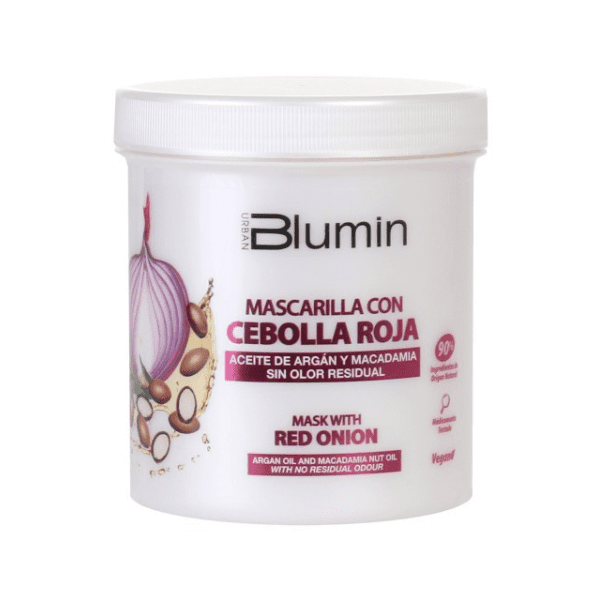 Blumin - Pack CEBOLLA ROJA (para cabellos finos con tendencia a grasa - Revitalizador) (Champú 1000 ml + Mascarilla 700 ml)