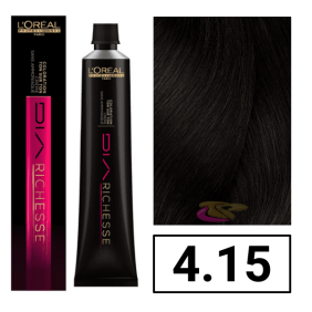 L`Oréal - Coloración DIARICHESSE 4.15 Marrón Chocolate sin amoniaco 50 ml