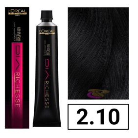 L`Oréal - Coloración DIARICHESSE 2.10 Negro Azulado sin amoniaco 50 ml