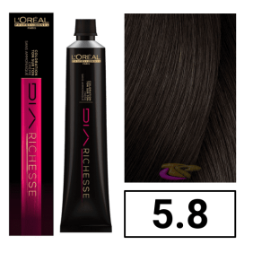 L`Oréal - Coloración DIARICHESSE 5.8 Castaño Claro Moka sin amoniaco 50 ml