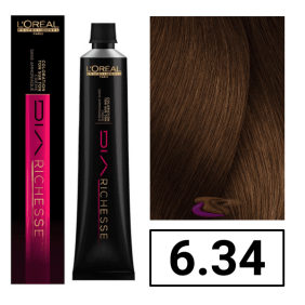 L`Oréal - Coloración DIARICHESSE 6.34 Marrón Miel sin amoniaco 50 ml