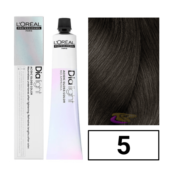 L`Oréal - Coloración DIALIGHT 5 Castaño Claro sin amoniaco 50 ml