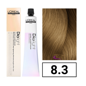 L`Oréal - Coloración DIALIGHT 8.3 Rubio Claro Dorado sin amoniaco 50 ml