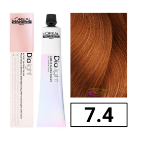 L`Oréal - Coloración DIALIGHT 7.4 Rubio Cobrizo sin amoniaco 50 ml