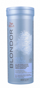 Wella - Decoloración polvo azul Blondor Multi Blonde (Aclara hasta 7 tonos) 400 gr
