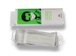 Mdm - Mascarilla blanca con goma elástica 100 unidades (cod.1031)