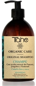 Tahe Organic Care - Champú ORIGINAL SHAMPOO para cabello fino y seco (vegano) 300 ml