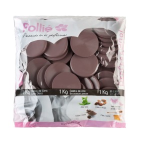 Pollié - Discos cera caliente cacao 1kg (03920)