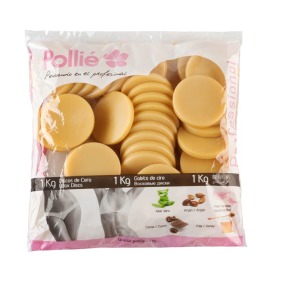Pollié - Discos cera caliente miel 1kg (03916)