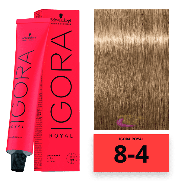 Schwarzkopf - Tinte Igora Royal 8/4 Rubio Claro Beige 60 ml 