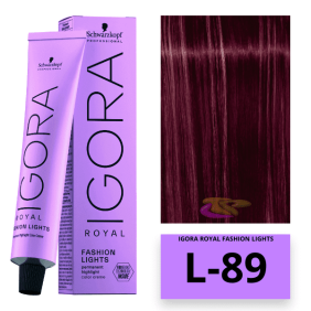 Schwarzkopf - Igora Royal Fashion Lights L-89 Rojo Violeta 60 ml