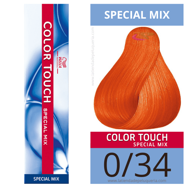 Wella - Baño COLOR TOUCH Special Mix 0/34 Dorado Cobrizo (intensificador) (sin amoniaco) 60 ml