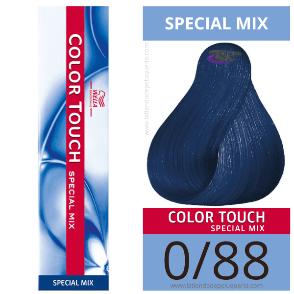 Wella - Baño COLOR TOUCH Special Mix 0/88 Azul Intenso (intensificador) (sin amoniaco) 60 ml