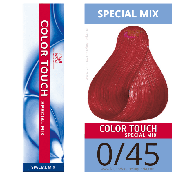 Wella - Baño COLOR TOUCH Special Mix 0/45 Cobrizo Caoba (intensificador) (sin amoniaco) 60 ml