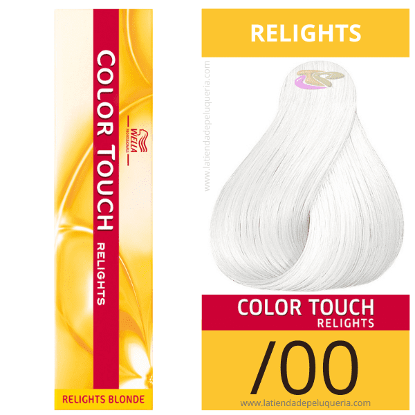Wella - Baño COLOR TOUCH Relights Blonde /00 Claro Acristalado (MATIZADOR DE MECHAS) (sin amoniaco) de 60 ml