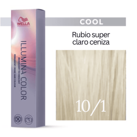 Wella - Tinte Illumina Color 10/1 Rubio Super Claro Ceniza 60 ml