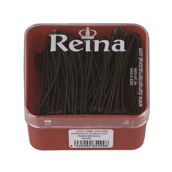 Reina - Caja Horquillas Fallera Lisa Bronce 125 uds aprox. (H721175BR)