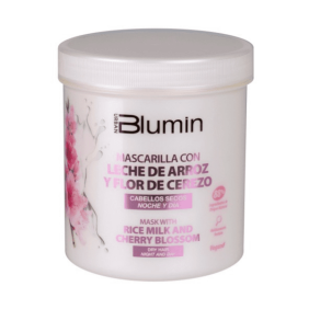 Blumin - Mascarilla LECHE DE ARROZ Y FLOR DE CEREZO (para cabellos normales a secos) 700 ml