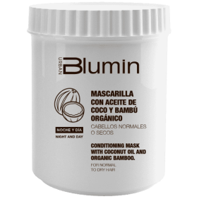 Blumin - Mascarilla ACEITE DE COCO Y BAMBÚ ORGÁNICO (para cabellos normales a secos) 700 ml