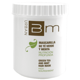 Blumin - Mascarilla TÉ VERDE Y MENTA (Suavidad y Brillo) 700 ml