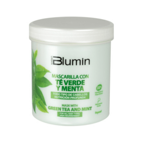 Blumin - Mascarilla TÉ VERDE Y MENTA (Suavidad y Brillo) 700 ml