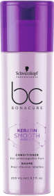 Schwarzkopf Bonacure - Acondicionador KERATIN SMOOTH PERFECT cabellos rebeldes 200 ml
