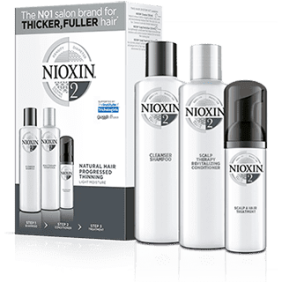 Nioxin - Kit SISTEMA 2 cabello NATURAL avanzada pérdida de densidad (3 productos)