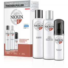 Nioxin - Kit SISTEMA 4 cabello TEÑIDO avanzada pérdida de densidad (3 productos)