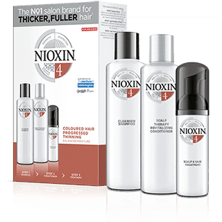 Nioxin - Kit SISTEMA 4 cabello TEÑIDO avanzada pérdida de densidad (3 productos)