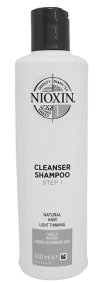 Nioxin - Champú purificador SISTEMA 1 para cabello NATURAL con PÉRDIDA DE DENSIDAD LEVE 300 ml