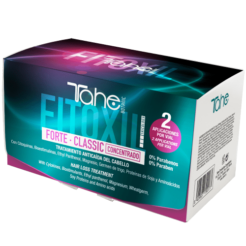 Tahe Botanic - Ampollas Tratamiento Anticaída FITOXIL FORTE CLASSIC CONCENTRADO efecto reforzado (6 uds x 10 ml)