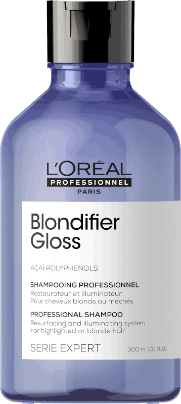 L`Oréal Serie Expert - Champú BLONDIFIER Gloss iluminador rubios 300 ml