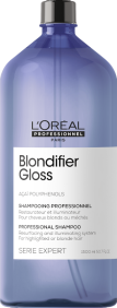 L`Oréal Serie Expert - Champú BLONDIFIER Gloss iluminador rubios 1500 ml