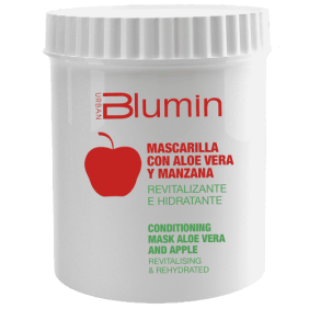 Blumin - Mascarilla ALOE VERA Y MANZANA (para cabellos frágiles y sensibilizados) 700 ml