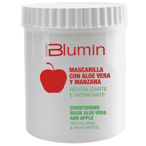Blumin - Mascarilla ALOE VERA Y MANZANA (para cabellos frágiles y sensibilizados) 700 ml