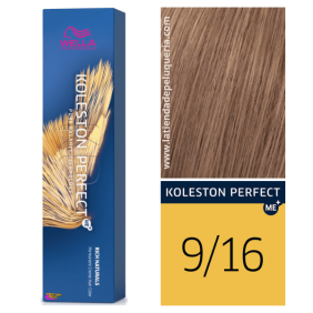 Wella - Tinte Koleston Perfect ME+ Rich Naturals 9/16 Rubio Muy Claro Ceniza Violeta 60 ml