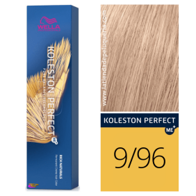 Wella - Tinte Koleston Perfect ME+ Rich Naturals 9/96 Rubio Muy Claro Cendré Violeta 60 ml