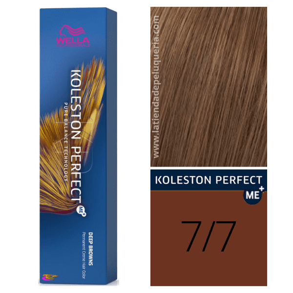 Wella - Tinte Koleston Perfect ME+ Deep Browns 7/7 Rubio Medio Marrón 60 ml