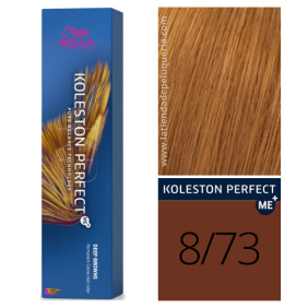 Wella - Tinte Koleston Perfect ME+ Deep Browns 8/73 Rubio Claro Marrón Dorado 60 ml