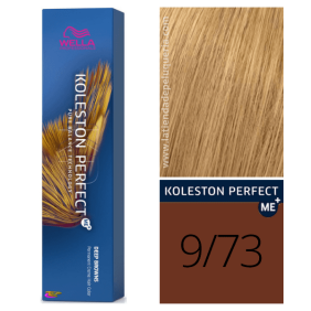 Wella - Tinte Koleston Perfect ME+ Deep Browns 9/73 Rubio Muy Claro Marrón Dorado 60 ml