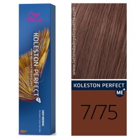 Wella - Tinte Koleston Perfect ME+ Deep Browns 7/75 Rubio Medio Marrón Caoba 60 ml