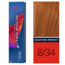 Wella - Tinte Koleston Perfect Vibrant Reds 8/34 Rubio Claro Dorado Cobrizo de 60 ml