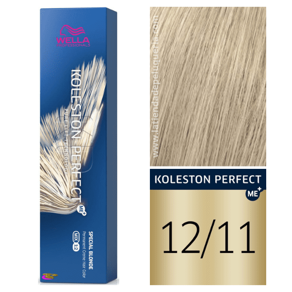 Wella - Tinte Koleston Perfect ME+ Special Blonde 12/11 Superaclarante Rubio Ceniza Intenso 60 ml