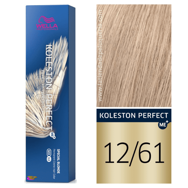 Wella - Tinte Koleston Perfect ME+ Special Blonde 12/61 Superaclarante Rubio Violeta Ceniza 60 ml